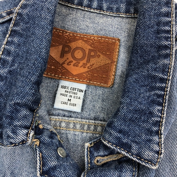 POP Jeans Denim Jean Vest - Picture 3 of 6